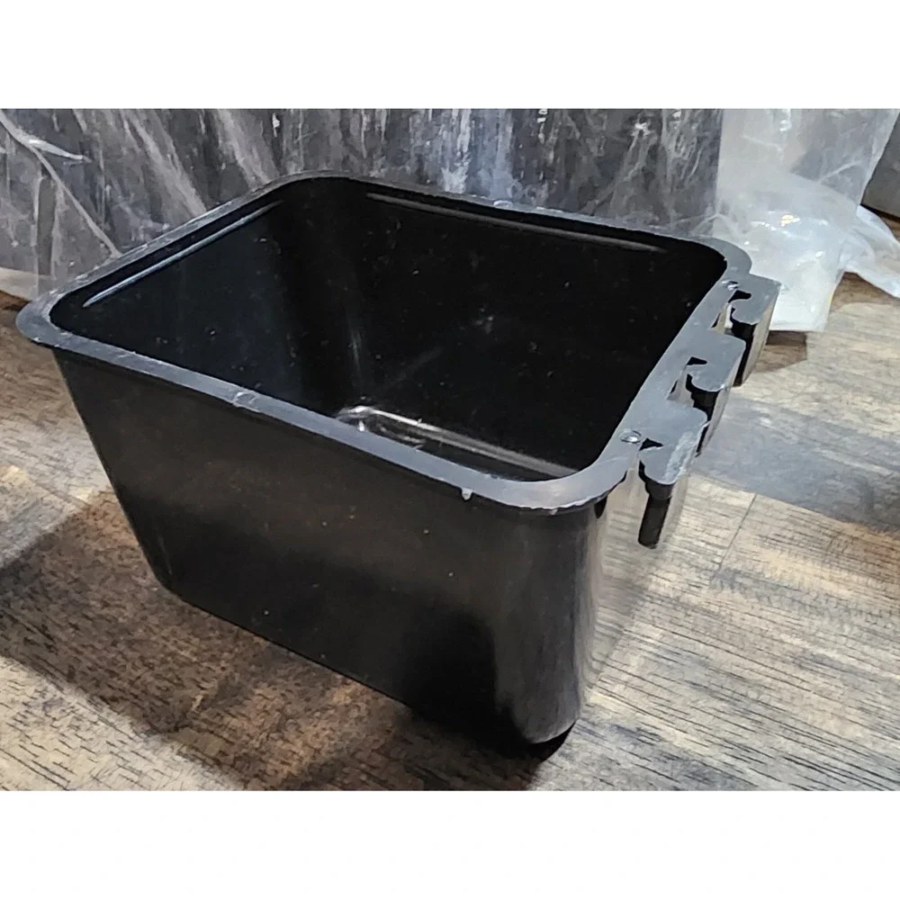 20-Pack - Black Cage Cups for Feed & Water for small animals or storage bins